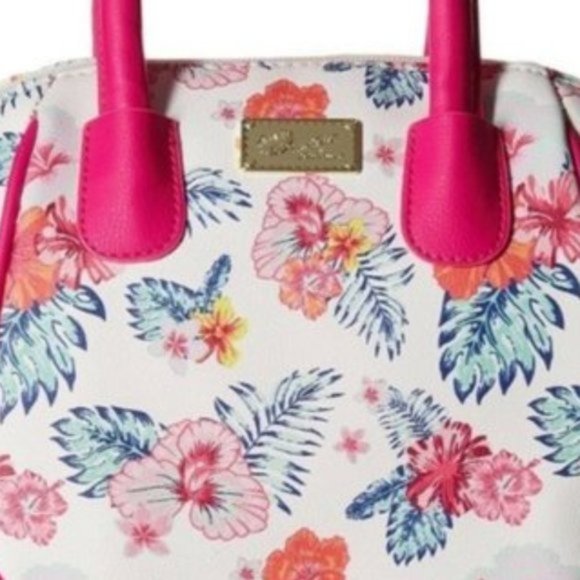 Betsey Johnson MINI FLORAL SATCHEL - Picture 8 of 9